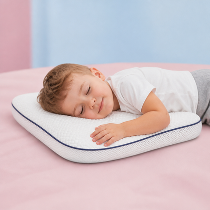 Ergonomisches Memory-Foam-Kinderkissen mit Nackenstütze