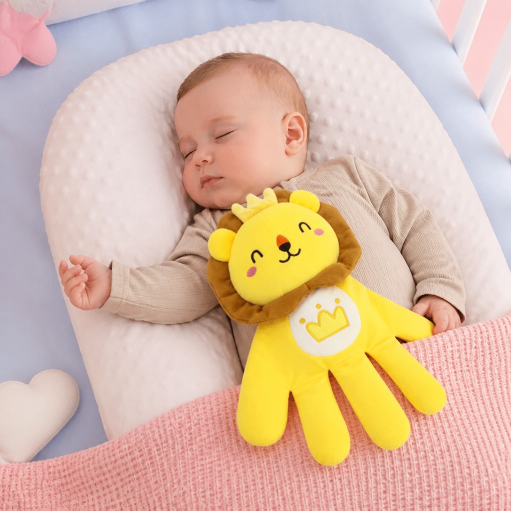 Beruhigendes Klopf-Plüschtier für Babys