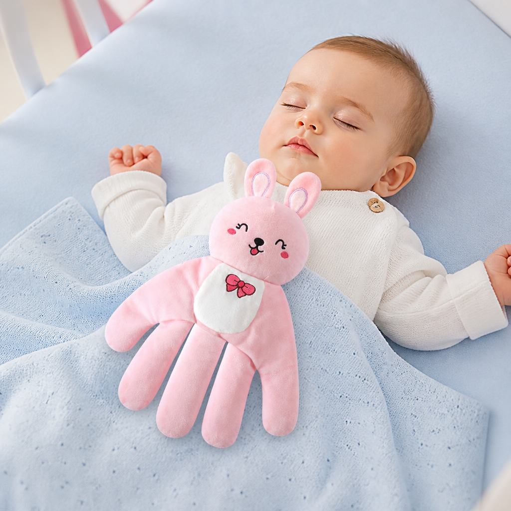 Beruhigendes Klopf-Plüschtier für Babys
