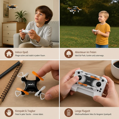 Mini-Drohne – ferngesteuerter Stunt-Flieger für Kinder