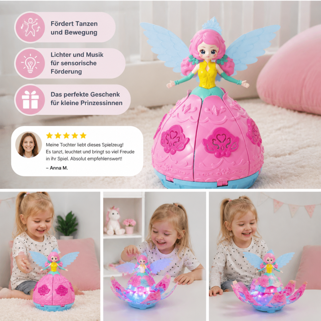 Magische tanzende Prinzessinnenpuppe