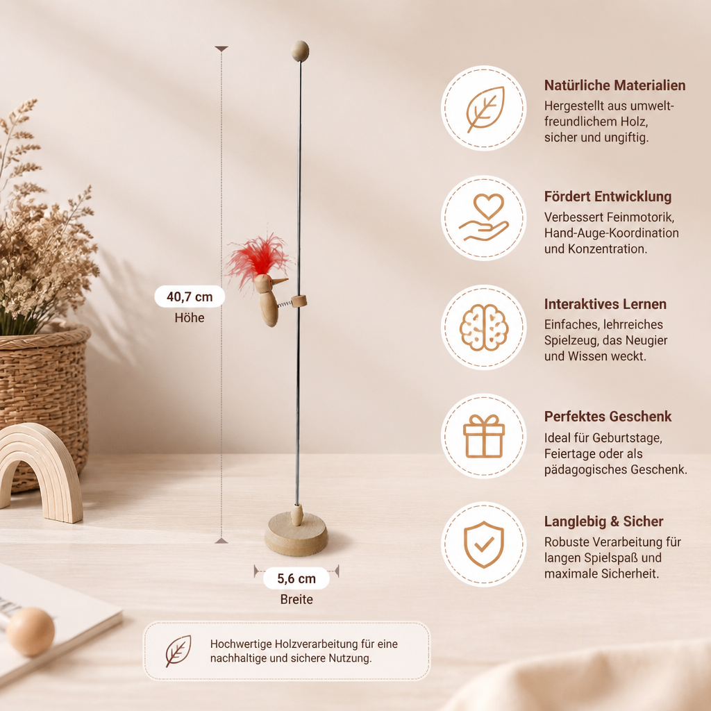 Holz Specht Lernspielzeug für Kinder