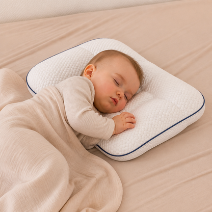 Ergonomisches Memory-Foam-Kinderkissen mit Nackenstütze