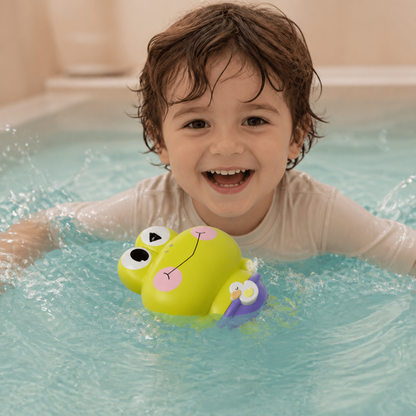 Süßes Aufziehbares Schwimmfrosch-Badespielzeug für Kinder