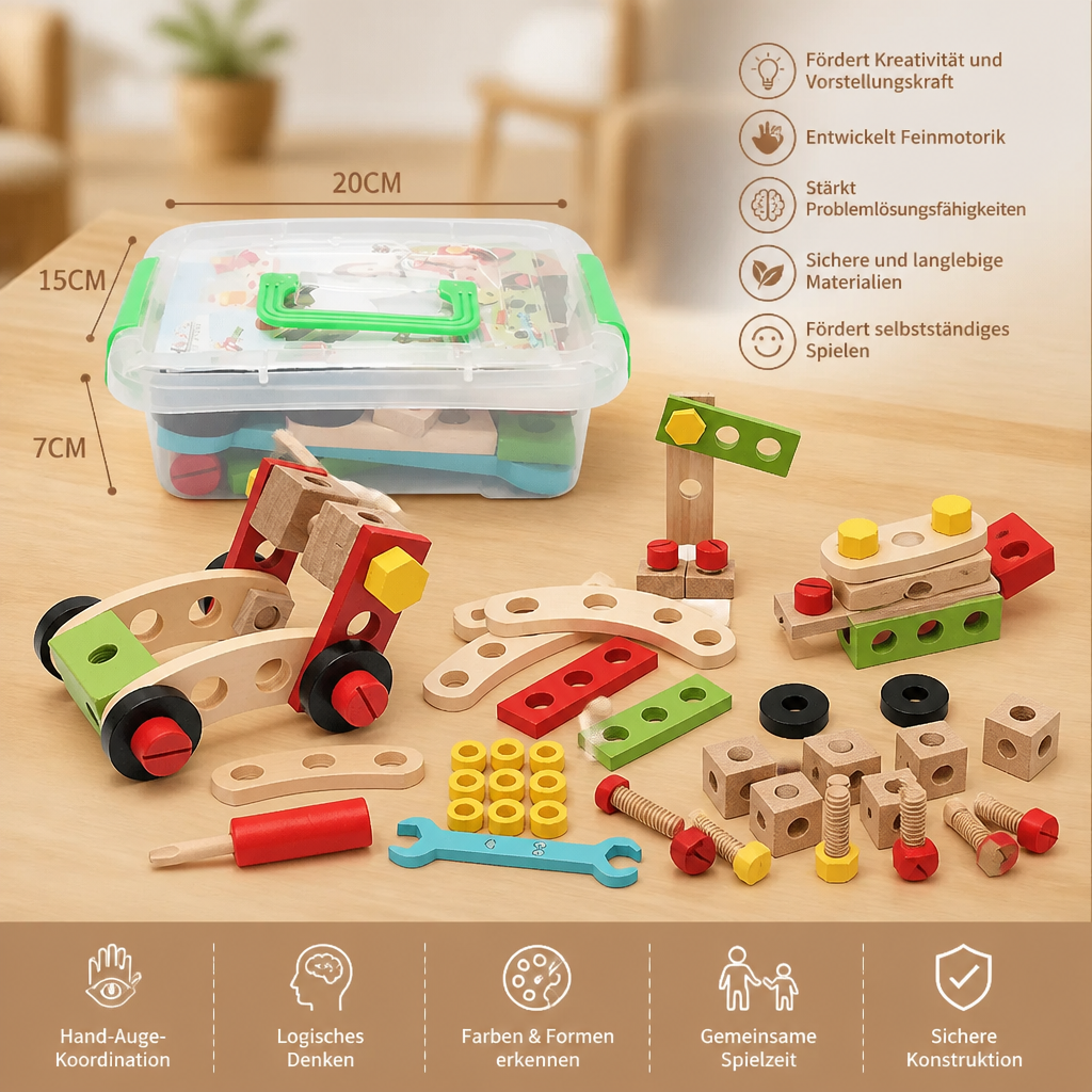 Selbstgemachter Spaß - Werkzeugkasten-Spielset
