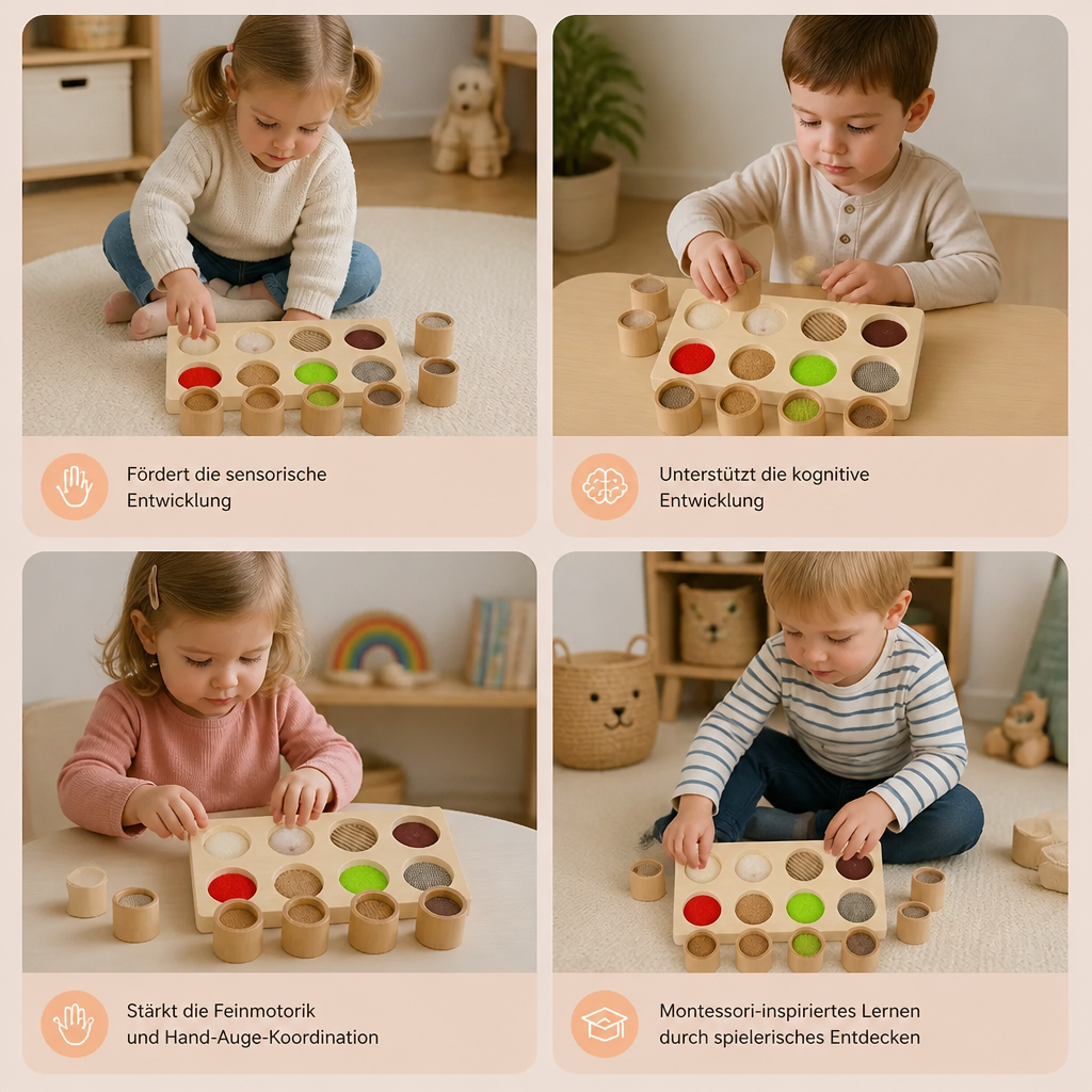 Montessori Fühlspiel – Sensorisches Lernspielzeug