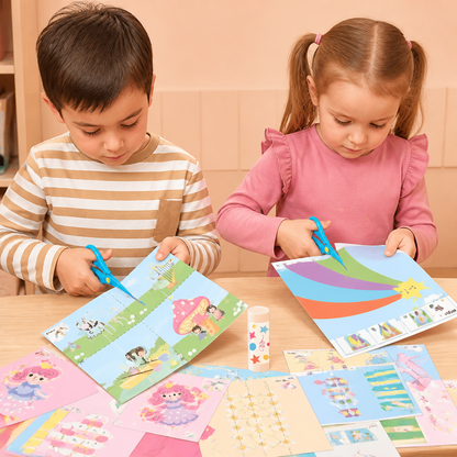 Scherenübungsbuch für Kinder – Sicheres Schneidetraining mit Kinderschere
