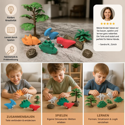 Magnetisches Tier-Skelett-Bauset – Zerlegbares STEM-Lernspielzeug