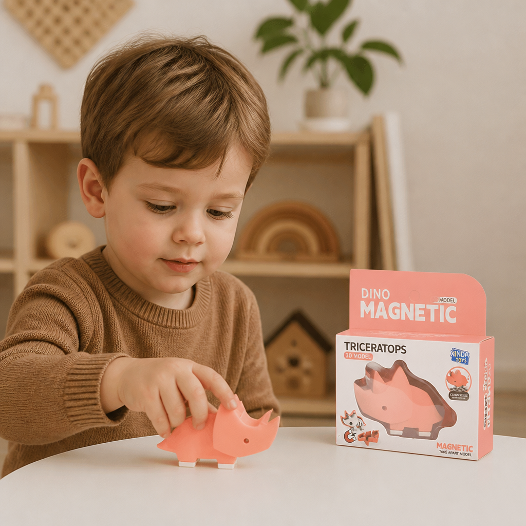 Magnetisches Tier-Skelett-Bauset – Zerlegbares STEM-Lernspielzeug