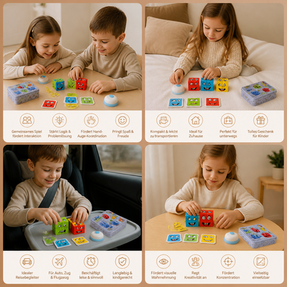Gesicht Puzzle Würfel Spiel
