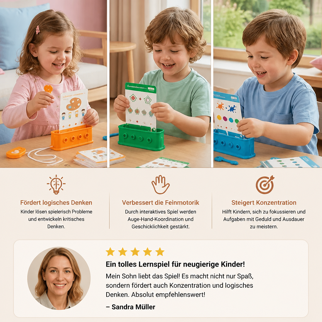 Logik-Schlüssel-Rätsel Spiel für Kinder