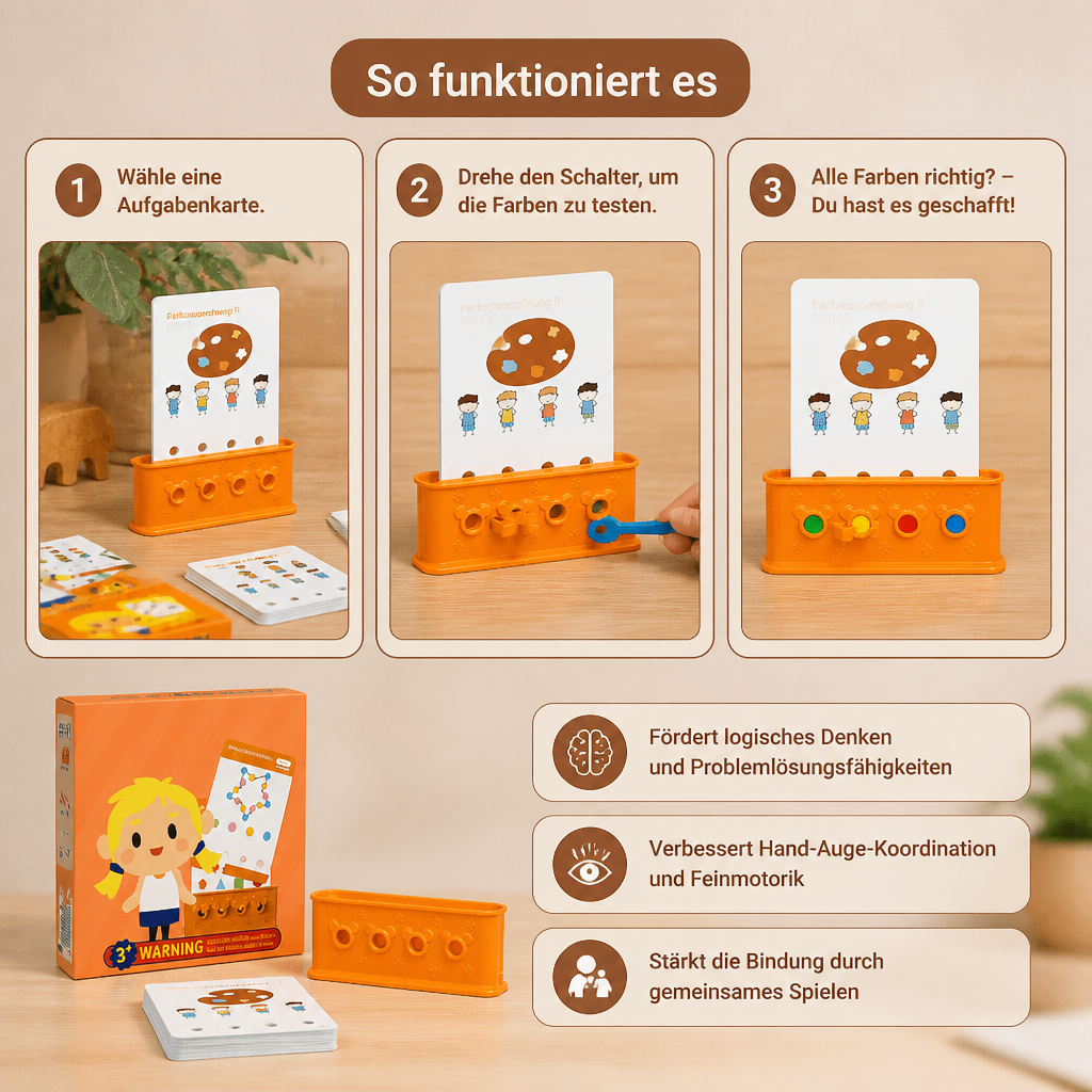 Logik-Schlüssel-Rätsel Spiel für Kinder