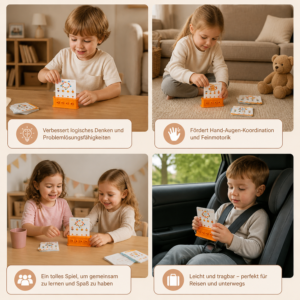 Logik-Schlüssel-Rätsel Spiel für Kinder