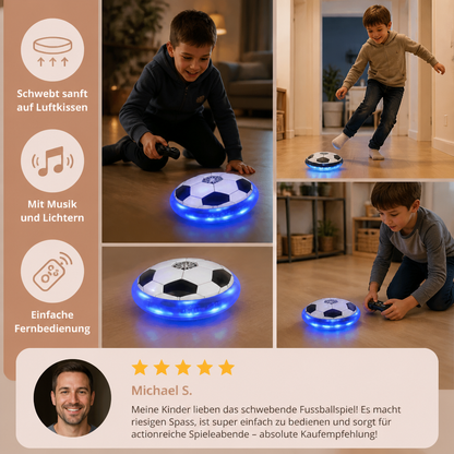 Ferngesteuerter Fußball-Seifenblasenball mit Licht & Musik