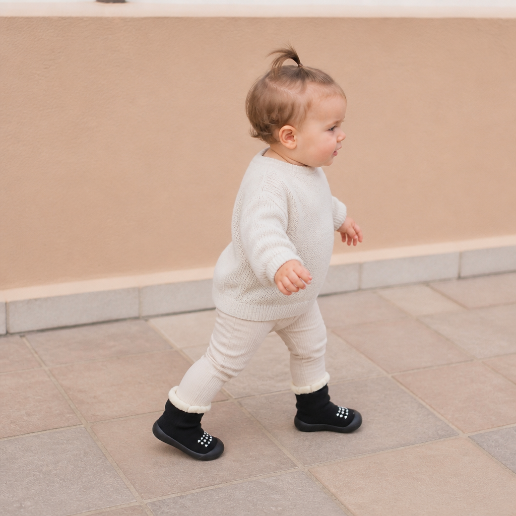 Baby-Sockenschuhe – Leichte & atmungsaktive Lauflernschuhe