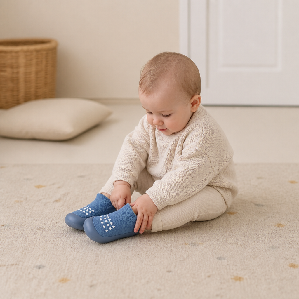 Baby-Sockenschuhe – Leichte & atmungsaktive Lauflernschuhe