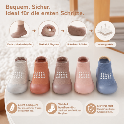 Baby-Sockenschuhe – Leichte & atmungsaktive Lauflernschuhe