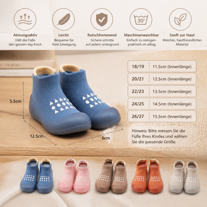 Baby-Sockenschuhe – Leichte & atmungsaktive Lauflernschuhe