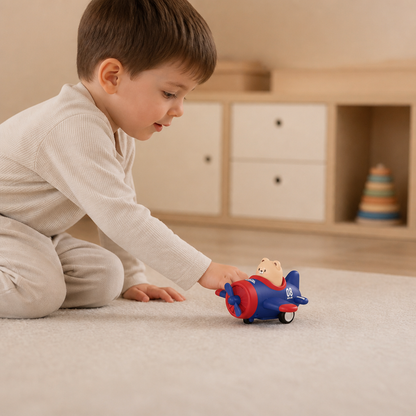 Press-&-Go Tierflugzeug- & LKW-Spielzeug für Kinder