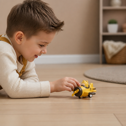Press-&-Go Tierflugzeug- & LKW-Spielzeug für Kinder