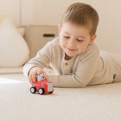 Press-&-Go Tierflugzeug- & LKW-Spielzeug für Kinder
