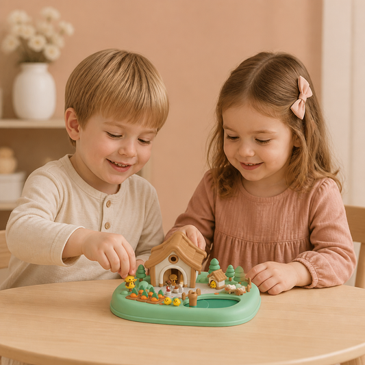 Magnetisches Traum-Schloss- & Garten-Spielset für Kinder