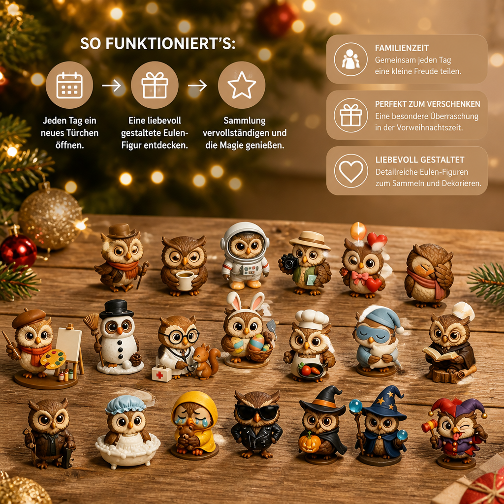 24-Tage Eulen-Adventskalender