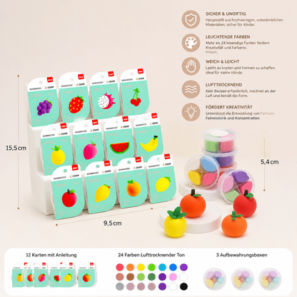 DIY-Lufttrocknendes Ton-Bastelset für Kinder