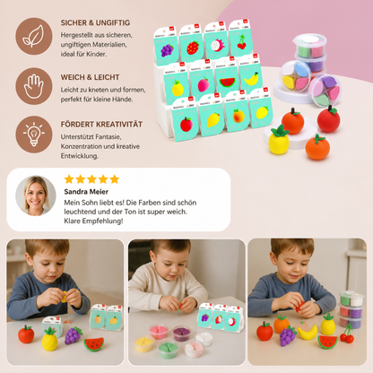 DIY-Lufttrocknendes Ton-Bastelset für Kinder