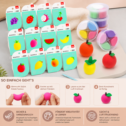 DIY-Lufttrocknendes Ton-Bastelset für Kinder