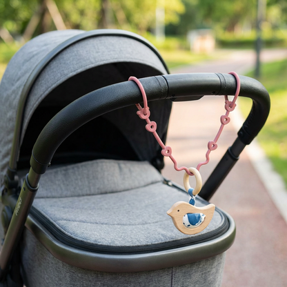 Silikon Baby-Kette mit Anti-Verlust-Schutz – für Schnuller & Spielzeug (5 Stück)
