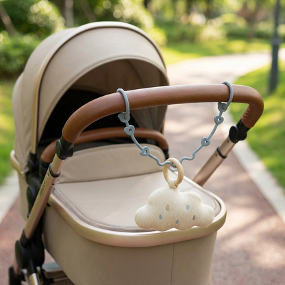 Silikon Baby-Kette mit Anti-Verlust-Schutz – für Schnuller & Spielzeug (5 Stück)