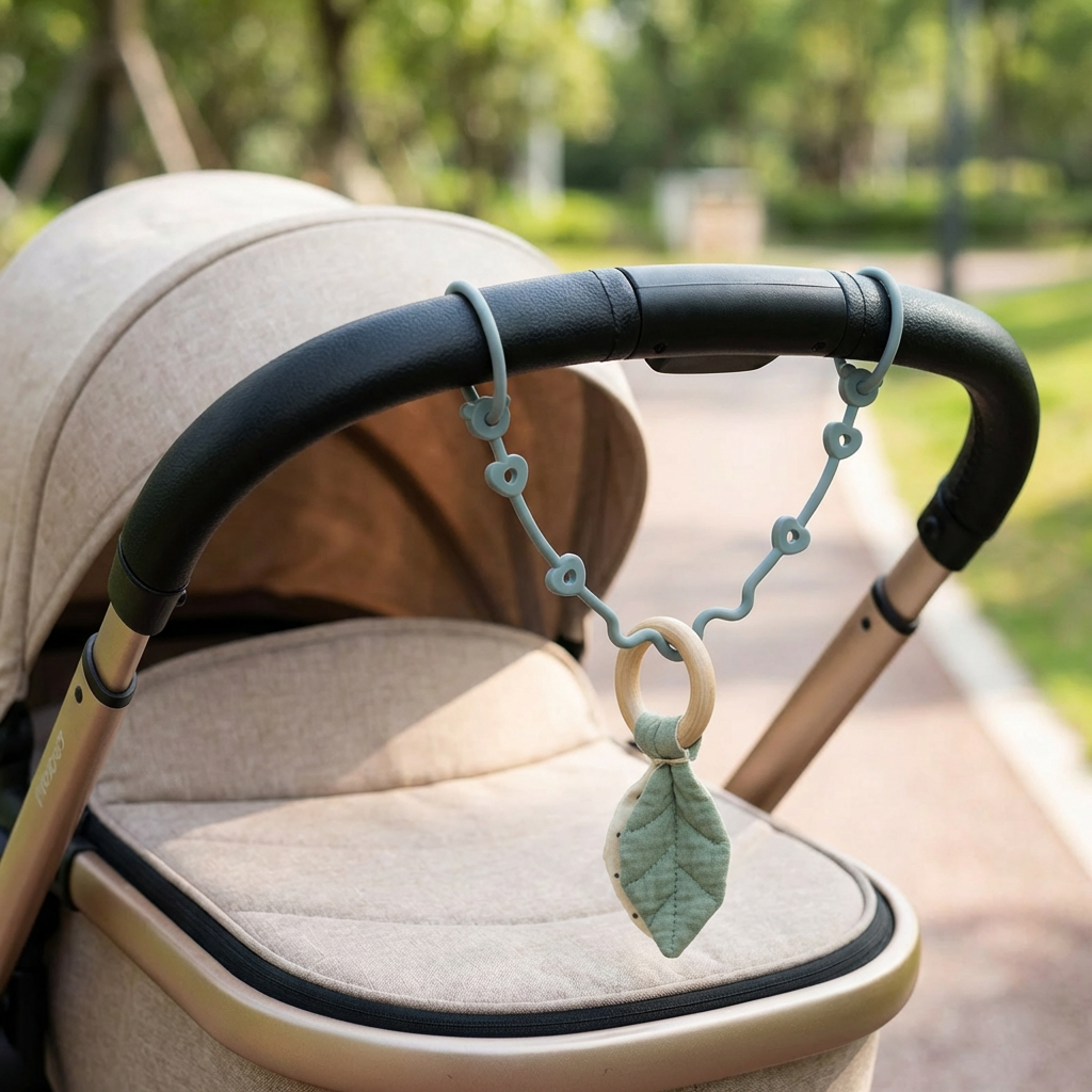 Silikon Baby-Kette mit Anti-Verlust-Schutz – für Schnuller & Spielzeug (5 Stück)