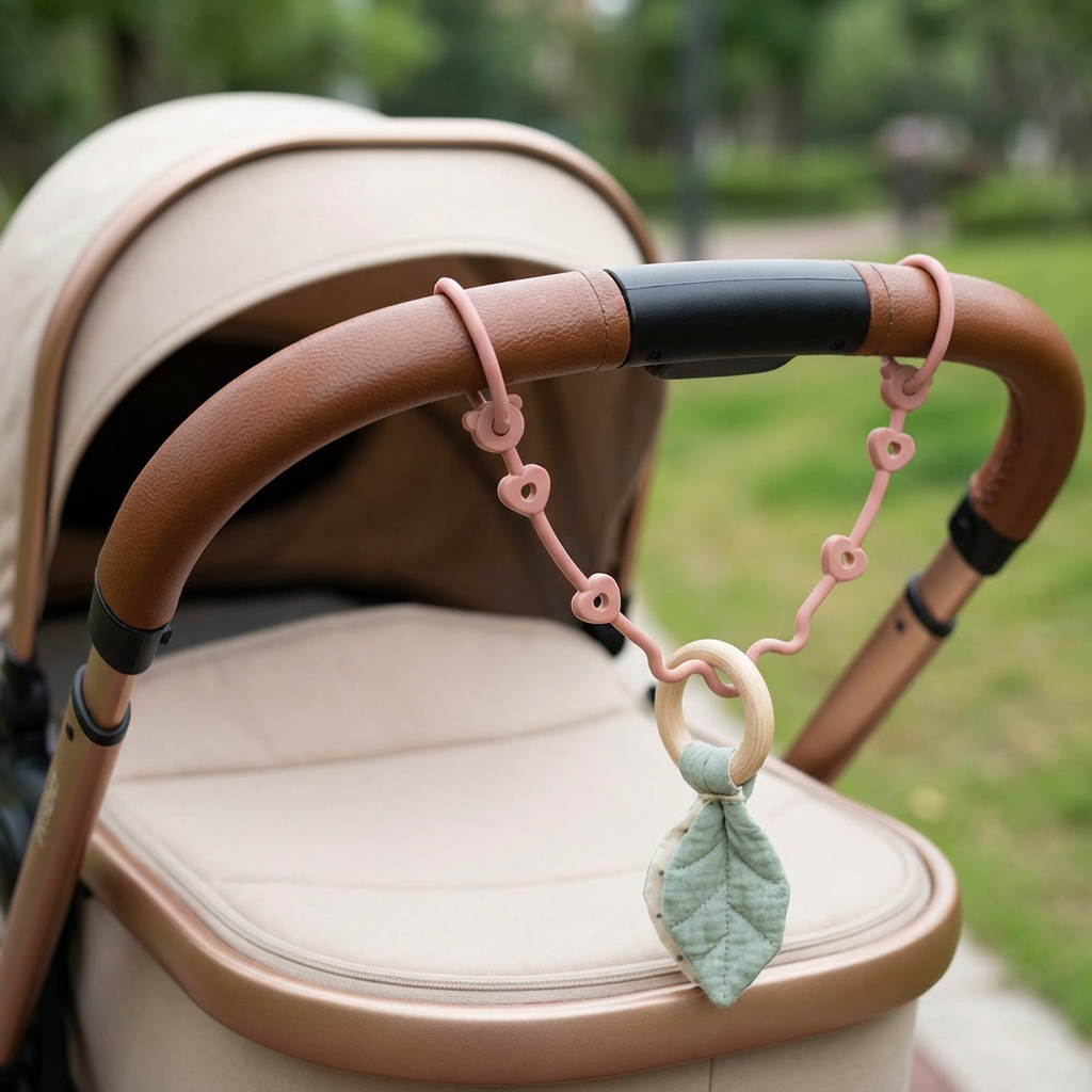 Silikon Baby-Kette mit Anti-Verlust-Schutz – für Schnuller & Spielzeug (5 Stück)