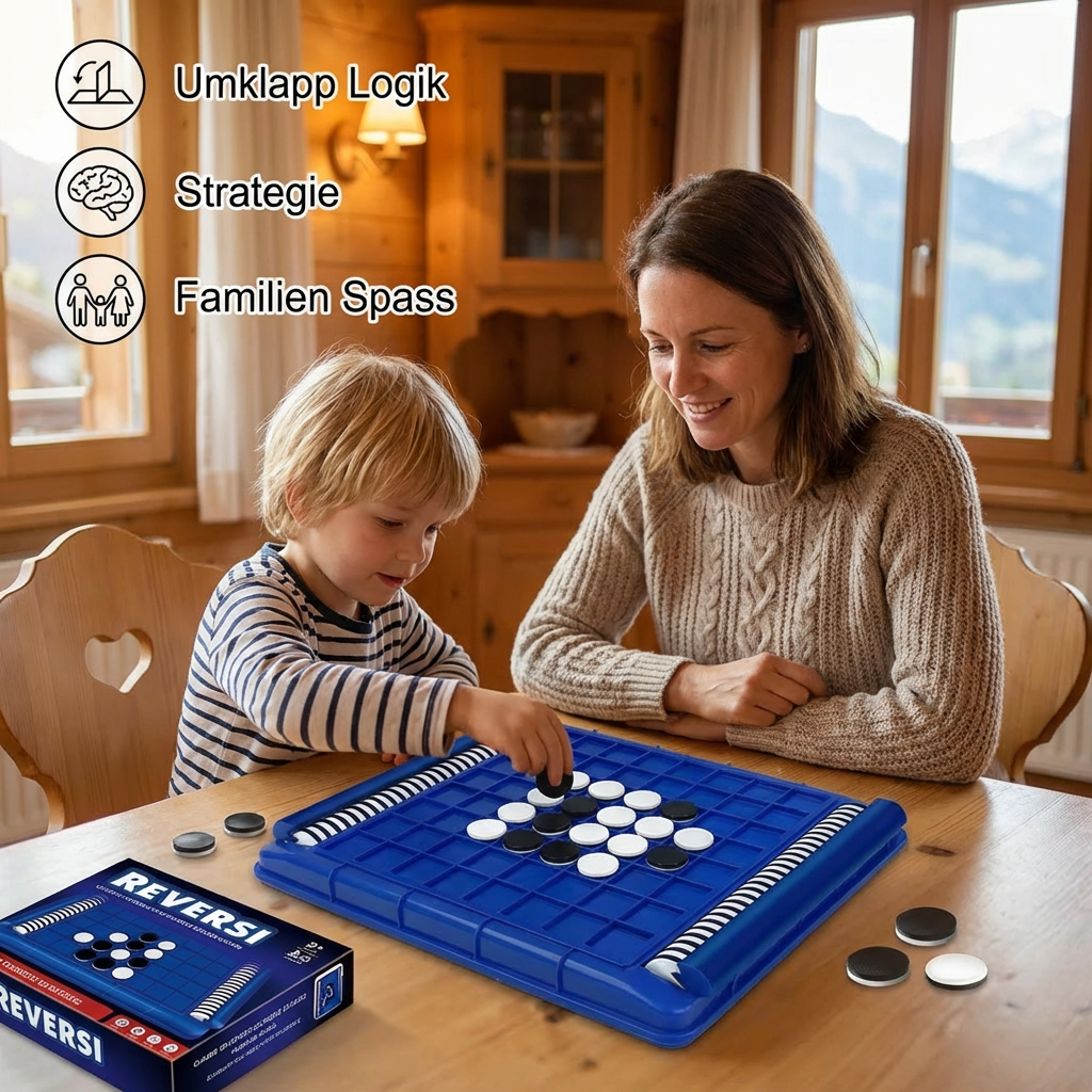 Umklapp Logik Familien Strategiespiel für Kinder
