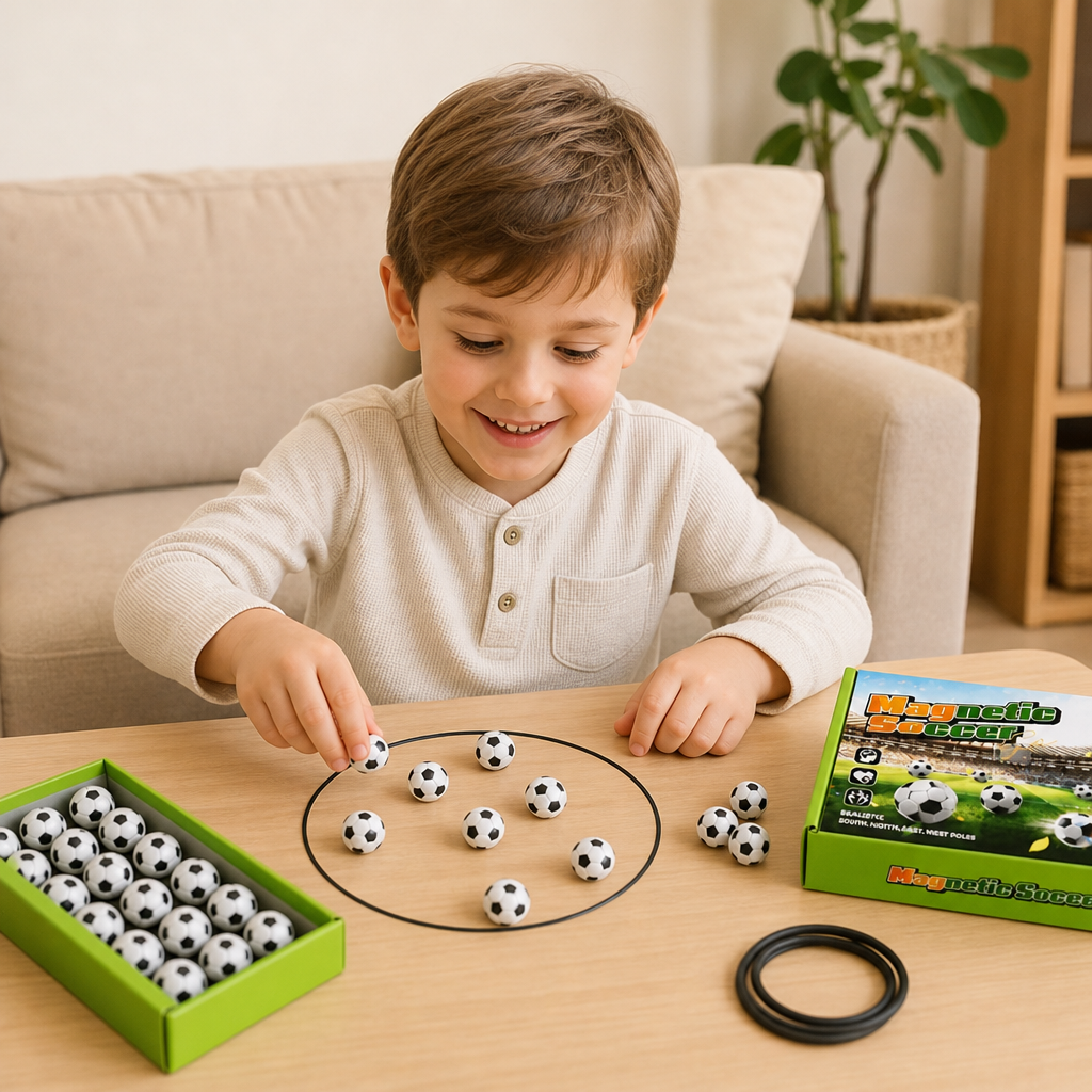 Magnetisches Fußball-Strategiespiel – Interaktive Familien-Challenge für Kinder & Erwachsene