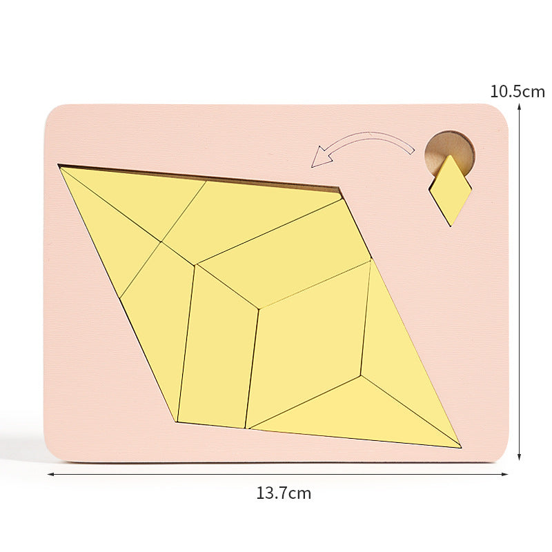 Tangram Rätsel Puzzle Spiel aus Holz