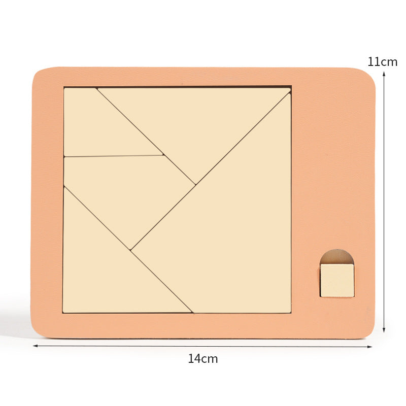 Tangram Rätsel Puzzle Spiel aus Holz