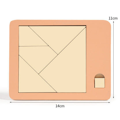 Tangram Rätsel Puzzle Spiel aus Holz