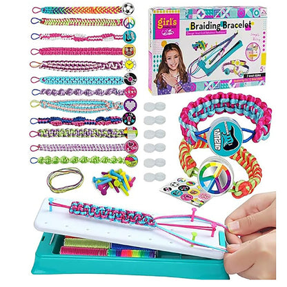 Kreatives Armband Flechtset