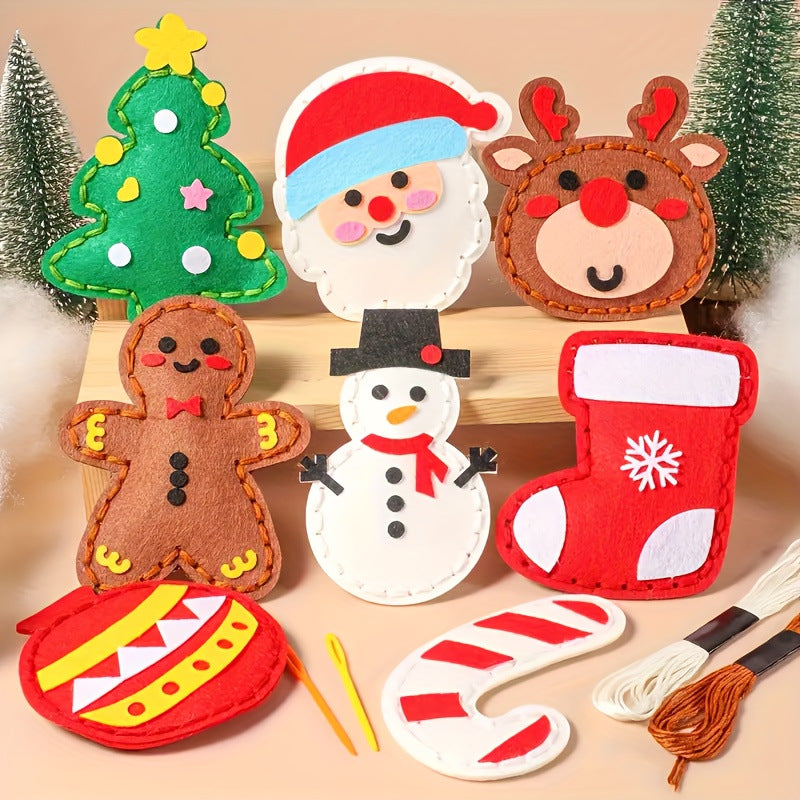 Sicheres Filz Weihnachts Set zum Selber Nähen