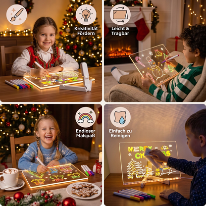 Leuchtendes LED Zeichenbrett für Kinder
