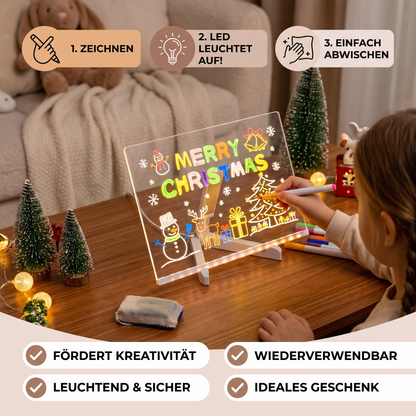 Leuchtendes LED Zeichenbrett für Kinder