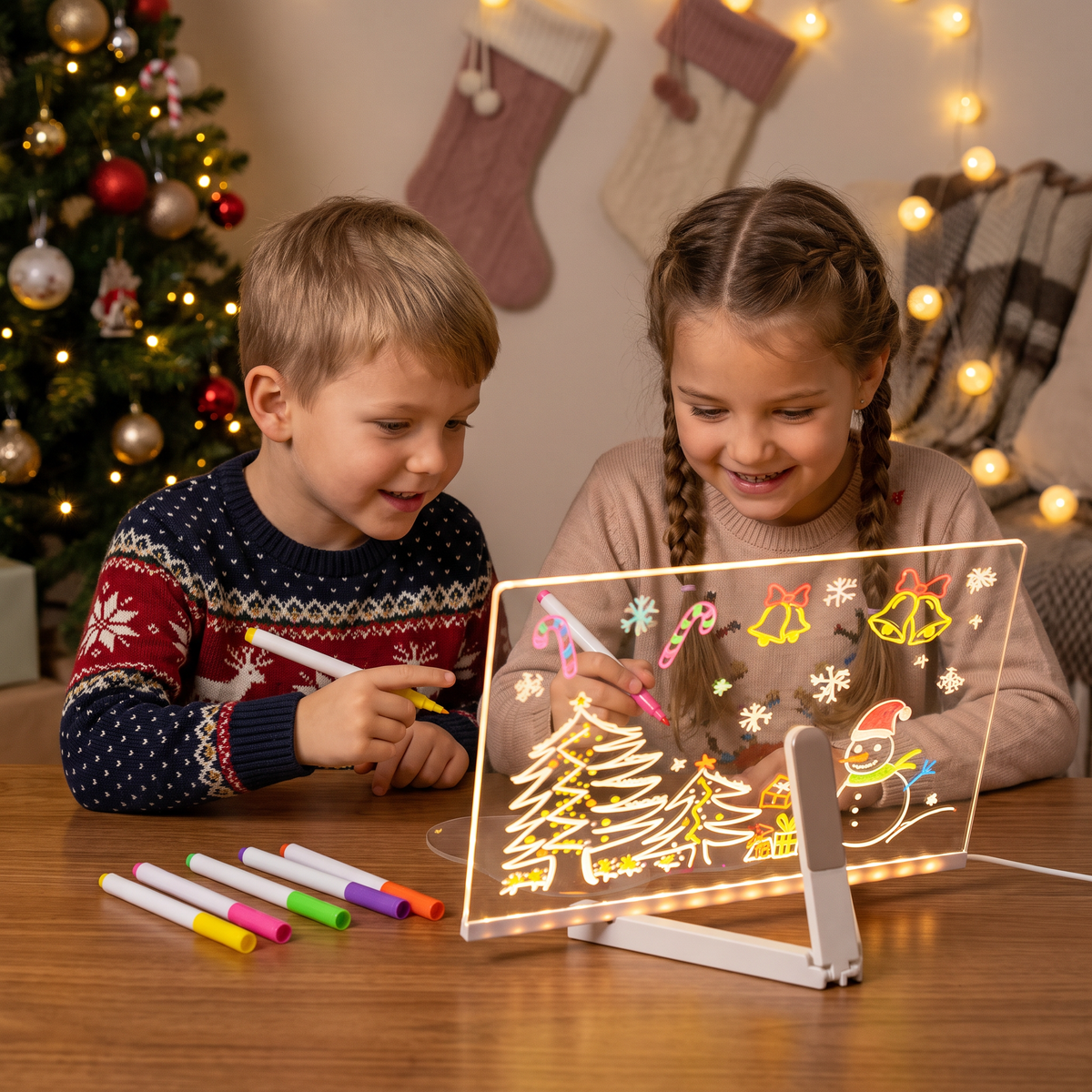 Leuchtendes LED Zeichenbrett für Kinder