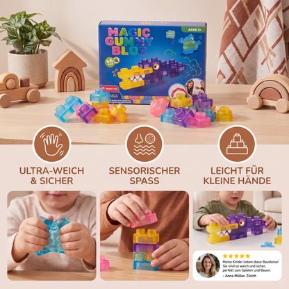 Sichere & weiche Squishy-Gelee-Bausteine für Kinder