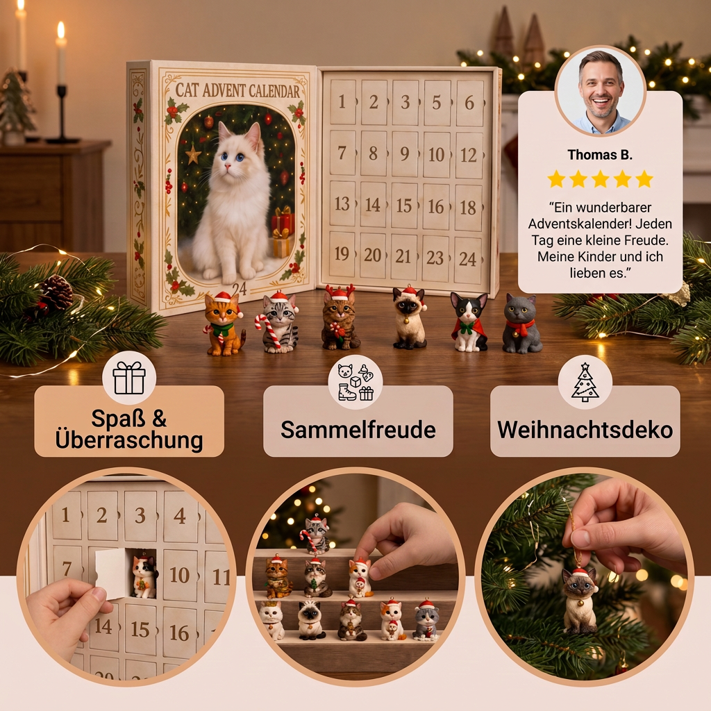 24-Tage Katzen Adventskalender