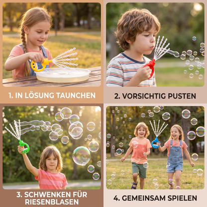 32-Loch-Seifenblasenstab – Riesiger Seifenblasenmacher für Kinder
