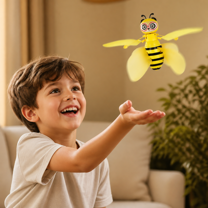 Handgesteuertes fliegendes Bienen-Spielzeug mit Bewegungssensor & LED-Lichtern