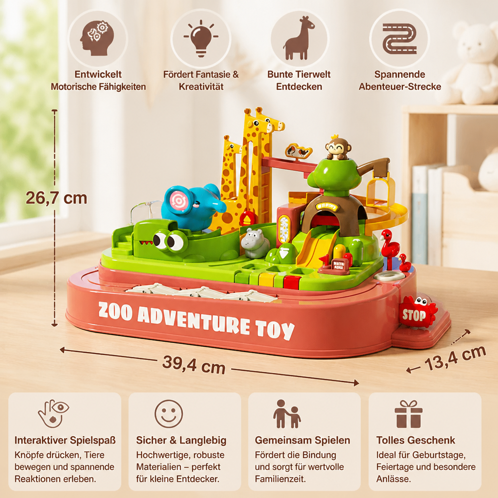 Zoo Abenteuer Schienenspielzeug