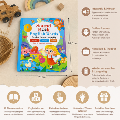 Interaktives Englisch-Soundbuch für Kinder – Antippen, Anhören & Spielerisch Lernen
